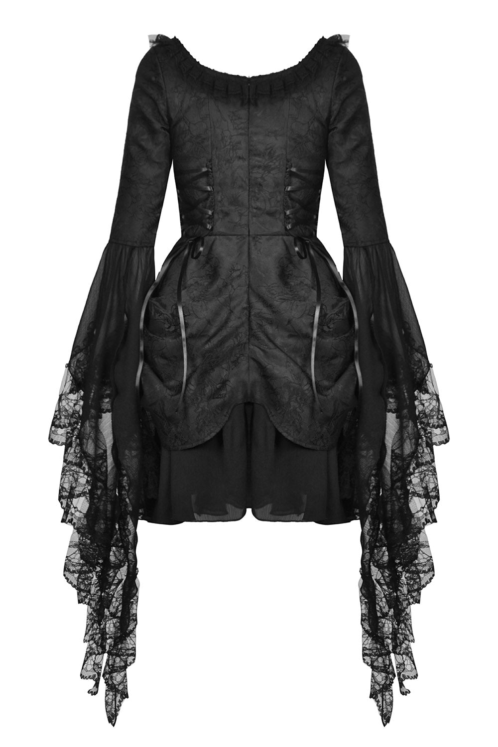 Black Prayer Bustle Dress - dresses - VampireFreaks - Dark In Love