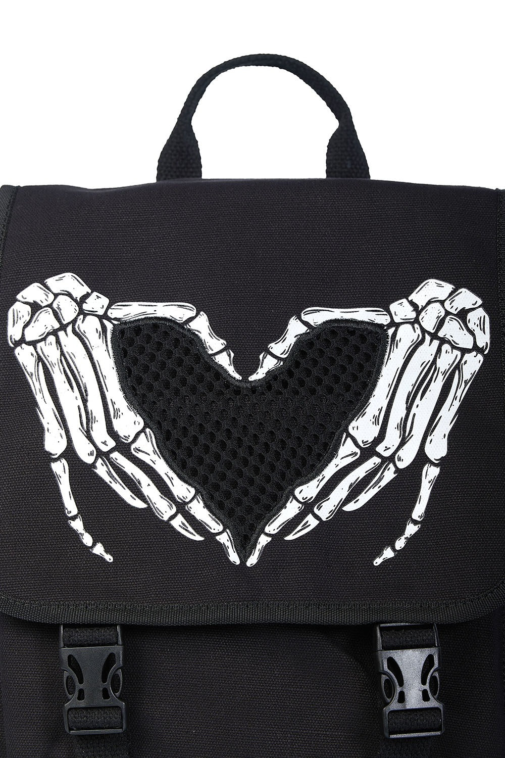 Black Punk Skeleton Backpack - bags & wallets - VampireFreaks - Banned Apparel / Lost Queen