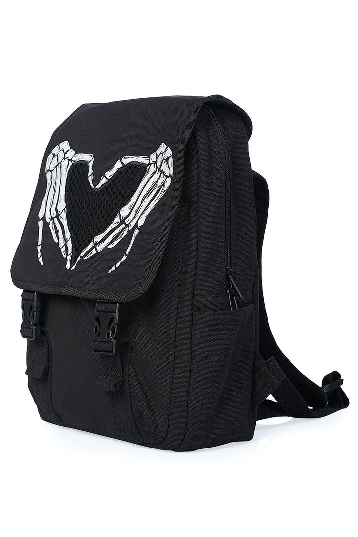 Black Punk Skeleton Backpack - bags & wallets - VampireFreaks - Banned Apparel / Lost Queen