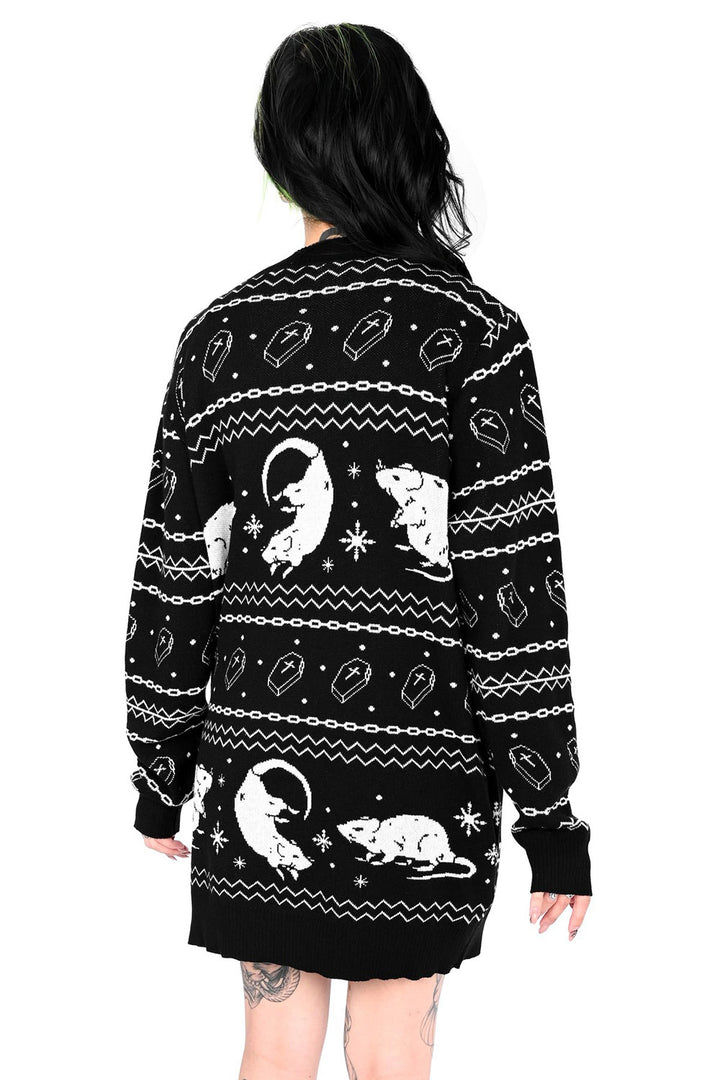 novelty dark xmas sweater