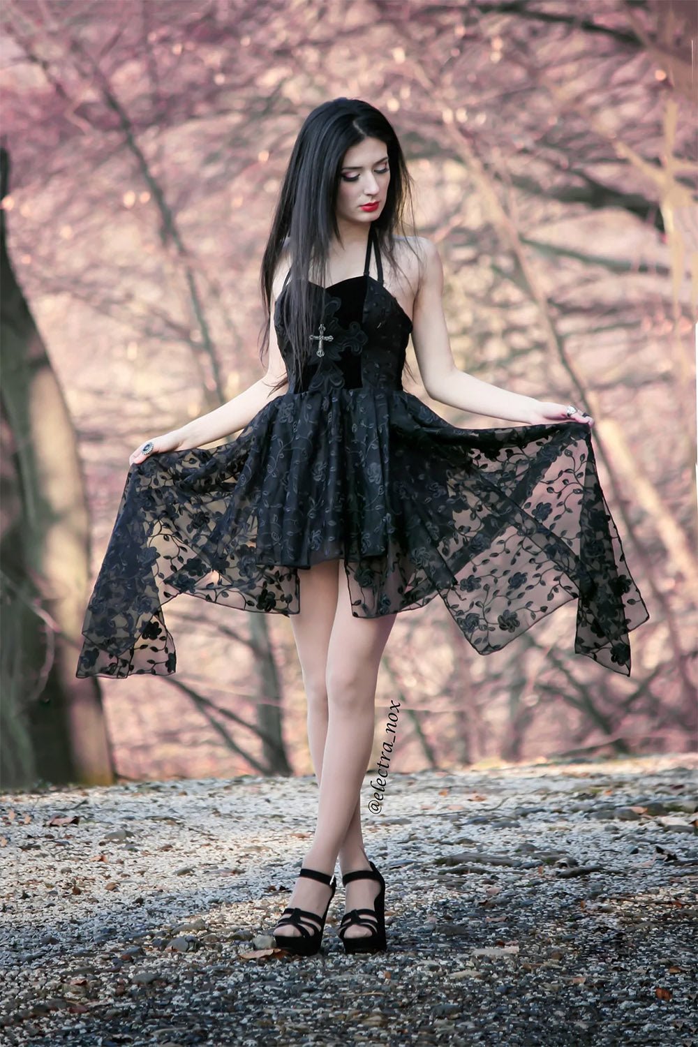 Black Ritual Velvet Dress - dresses - VampireFreaks - Dark In Love