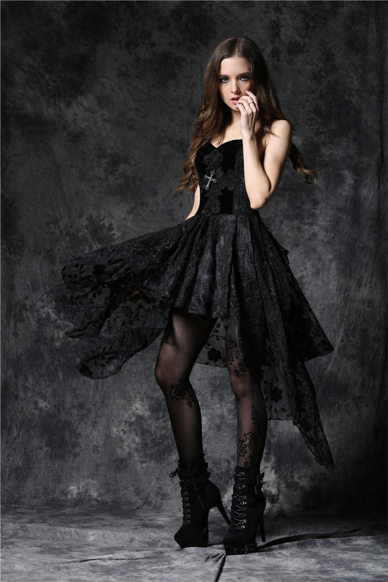 Black Ritual Velvet Dress - dresses - VampireFreaks - Dark In Love