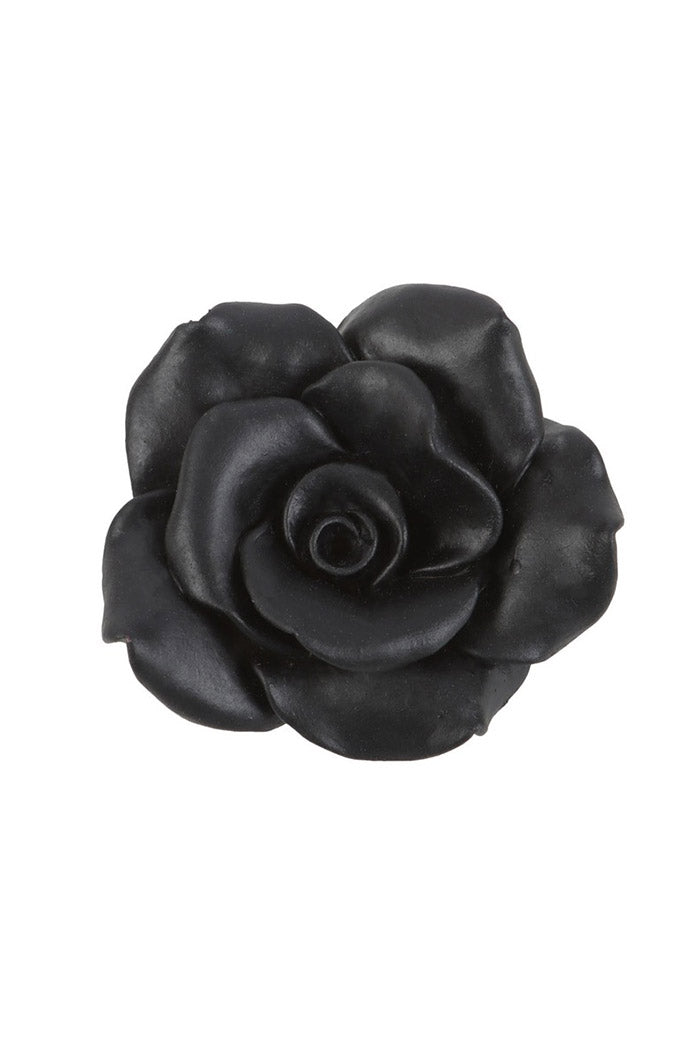 Black Rose Resin Incense Stick Holder - housewares - VampireFreaks - Something Different