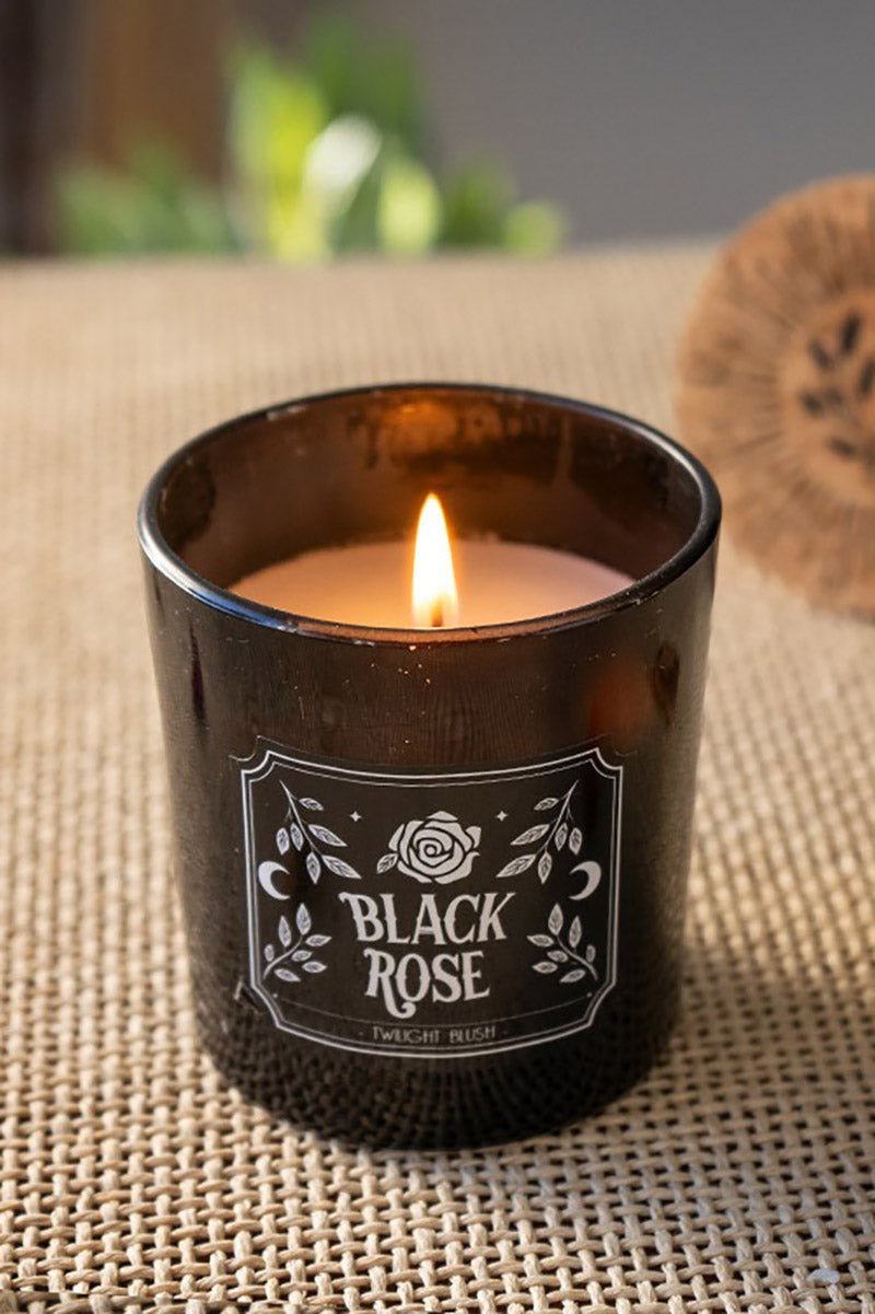 Black Rose Twilight Blush Candle - housewares - VampireFreaks - Pacific Giftware