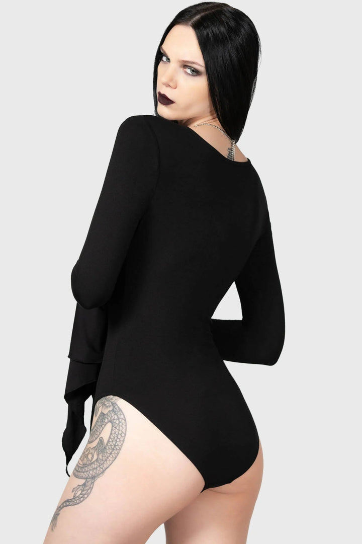 Black Roses Bodysuit - womens tops - VampireFreaks - Killstar