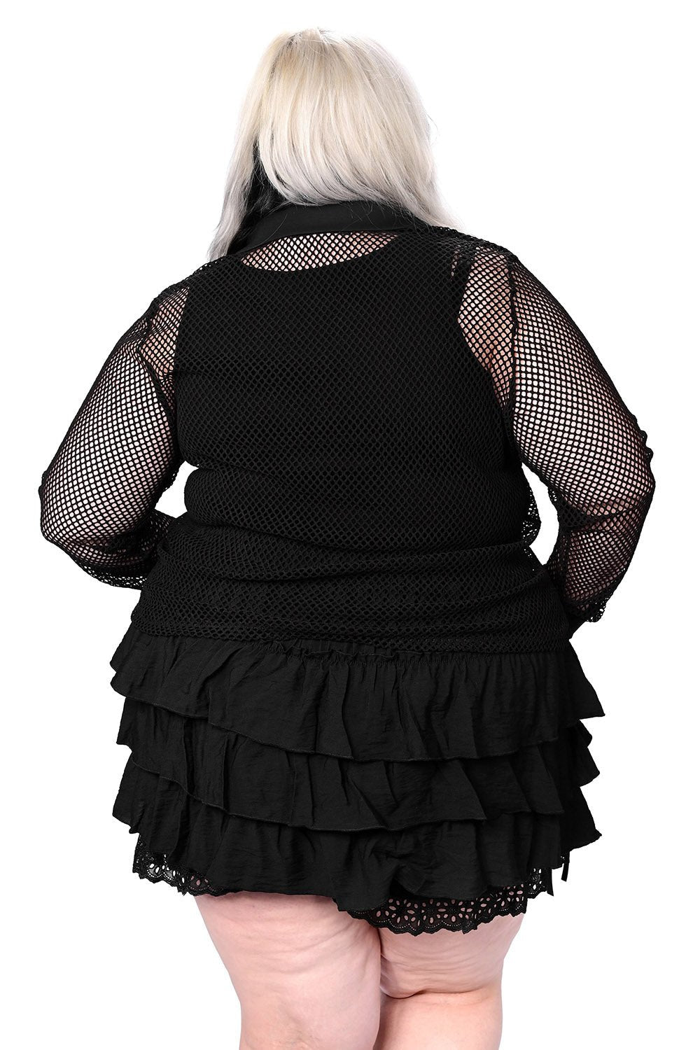 Black Ruffle Bloomers - womens bottoms - VampireFreaks - Foxblood