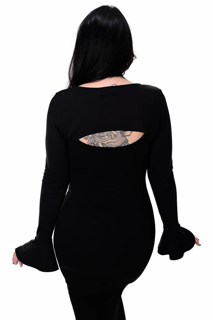 modal black long sleeve bolero shrug