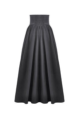 Cinched waist black skirt for women from Dark In Love