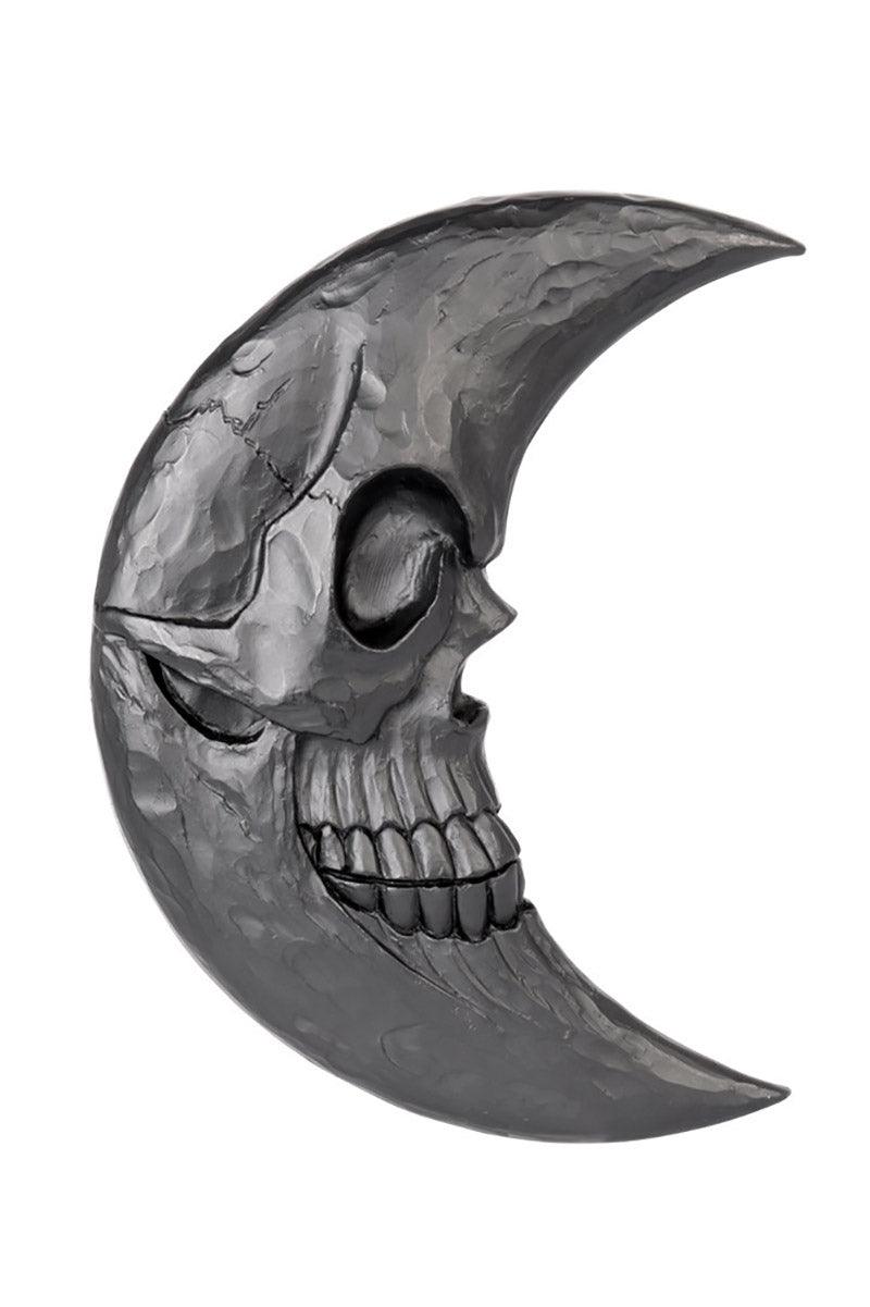 Black Skull Moon Hand Mirror - housewares - VampireFreaks - Alchemy