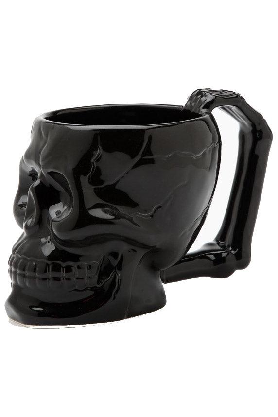 Black Skull Mug - housewares - VampireFreaks - Pacific Giftware