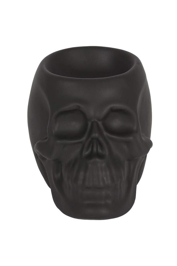 Black Skull Oil Burner - housewares - VampireFreaks - Pacific Giftware