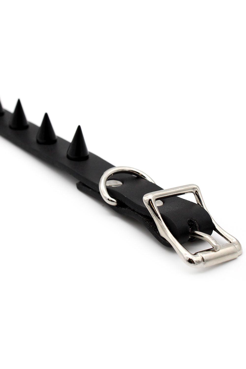 Black Soul Collar [Black Spikes] - chokers - VampireFreaks - Funk Plus