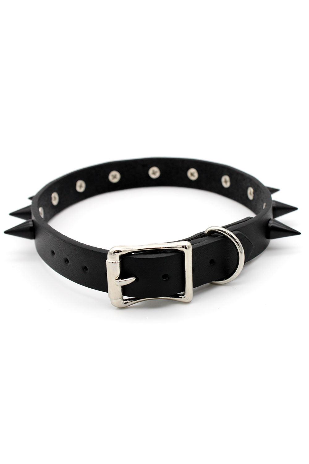 Black Soul Collar [Black Spikes]