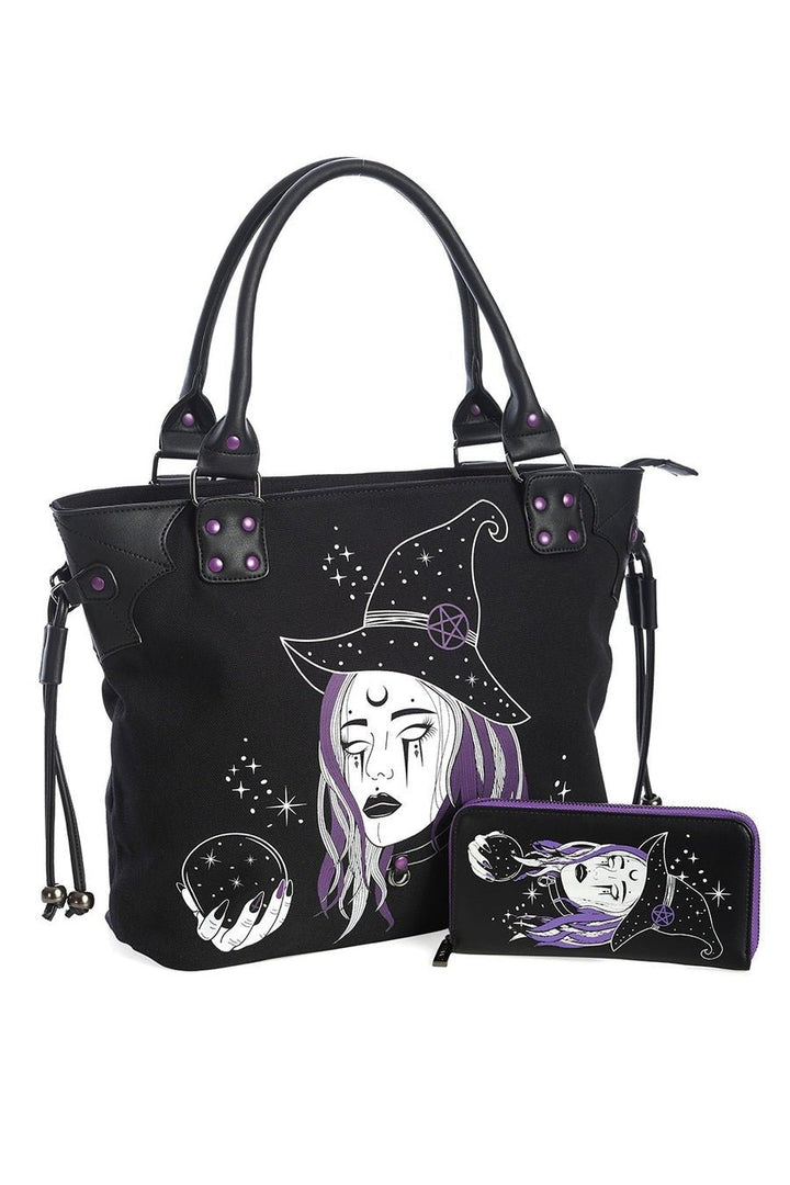 Black Starlight Fortune Teller Wallet - bags & wallets - VampireFreaks - Banned Apparel / Lost Queen