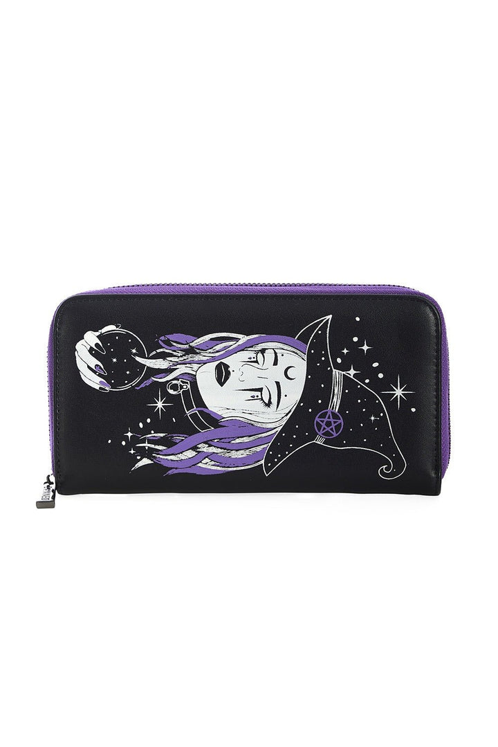 Black Starlight Fortune Teller Wallet - bags & wallets - VampireFreaks - Banned Apparel / Lost Queen