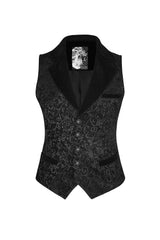 mens steampunk vampire goth vest waistcoat