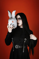 mens goth leather harness