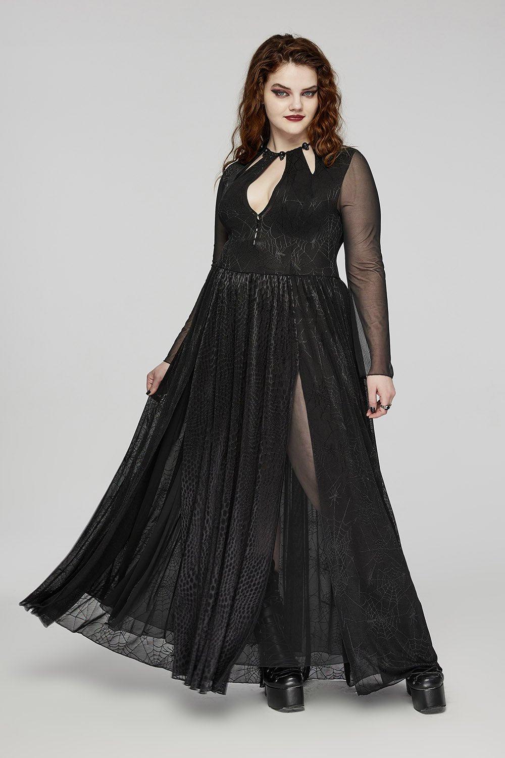 black widow dress Adult Black Widow Dress Costume, Large