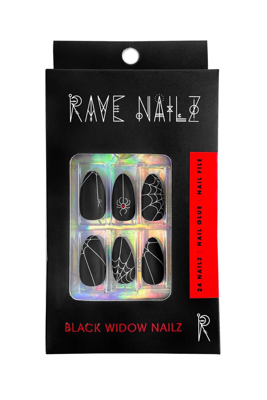 Black Widow Nailz - cosmetics - VampireFreaks - Rave Nailz