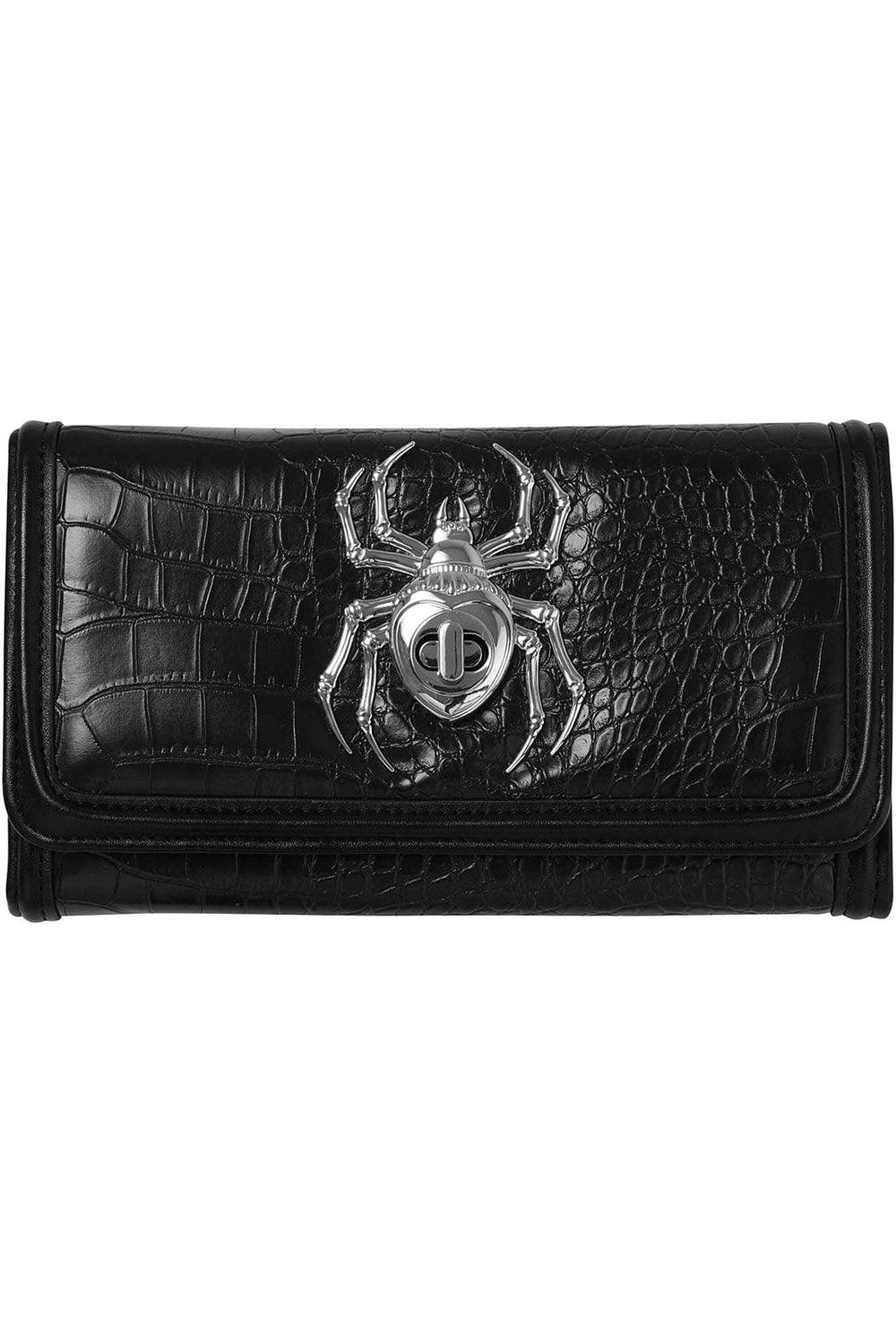 Black Widow Wallet - bags & wallets - VampireFreaks - Killstar