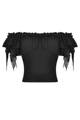 Blackcraft Tattered Top - womens tops - VampireFreaks - Dark In Love