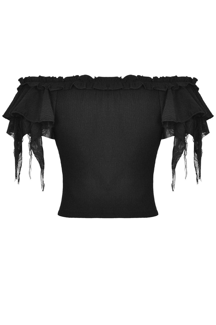 Blackcraft Tattered Top - womens tops - VampireFreaks - Dark In Love