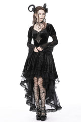 Vampiren Webs Velvet Dress