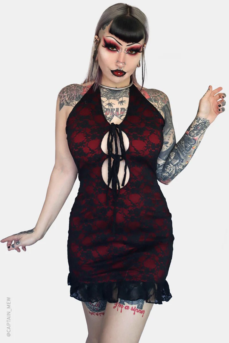 Blair Mini Dress - dresses - VampireFreaks - Forest Ink