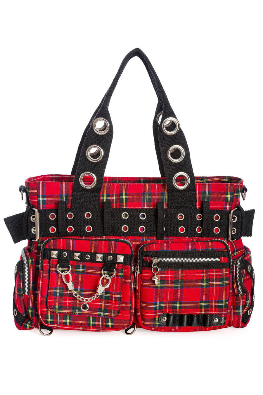 Bleed Red Handcuff Handbag [RED] - bags & wallets - VampireFreaks - Banned Apparel / Lost Queen