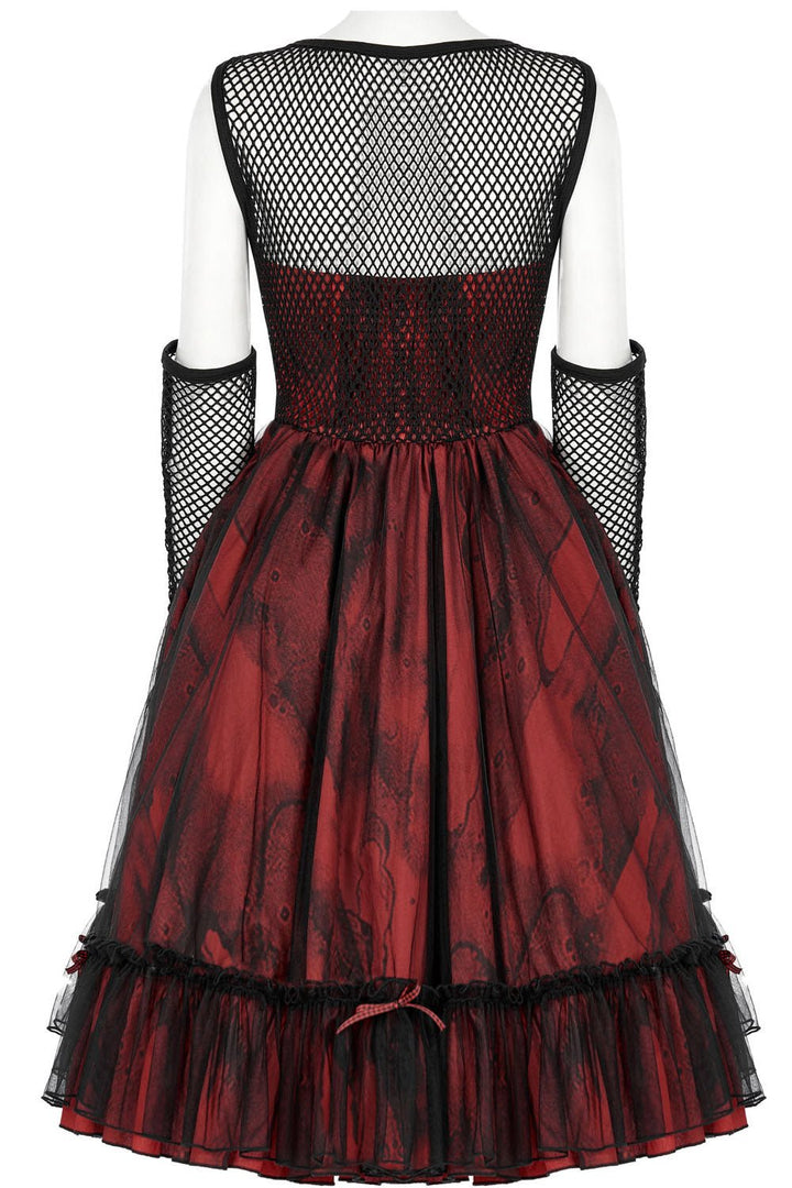 Bleeding Baby Doll Dress Set [RED/BLACK] - dresses - VampireFreaks - Punk Rave