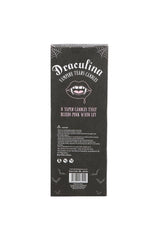 wax black and pink pastel goth candle set for candelabra box