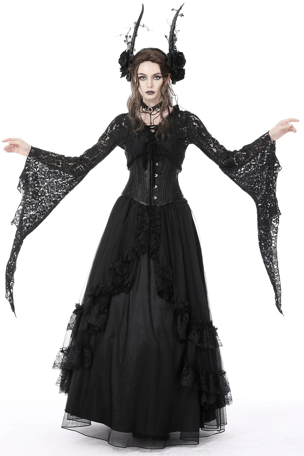 Blessed Be Vintage Goth Bolero