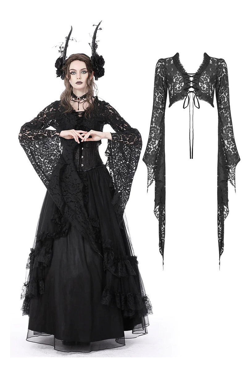 Blessed Be Vintage Goth Bolero