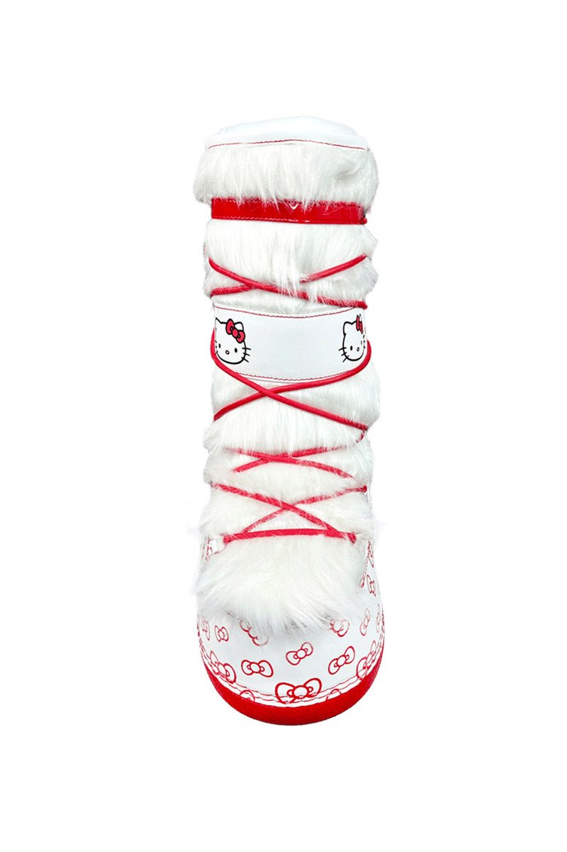 Blizz Hello Kitty Snow Boots [White/Red] - womens shoes - VampireFreaks - YRU