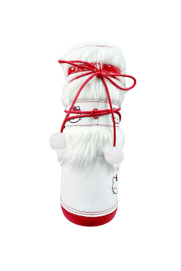 Blizz Hello Kitty Snow Boots [White/Red] - womens shoes - VampireFreaks - YRU