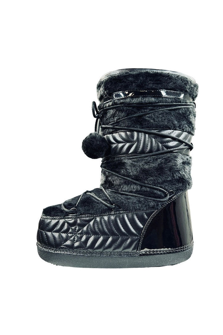 Blizz Web Gothic Snow Boots [Blackout] - womens shoes - VampireFreaks - Strangecvlt