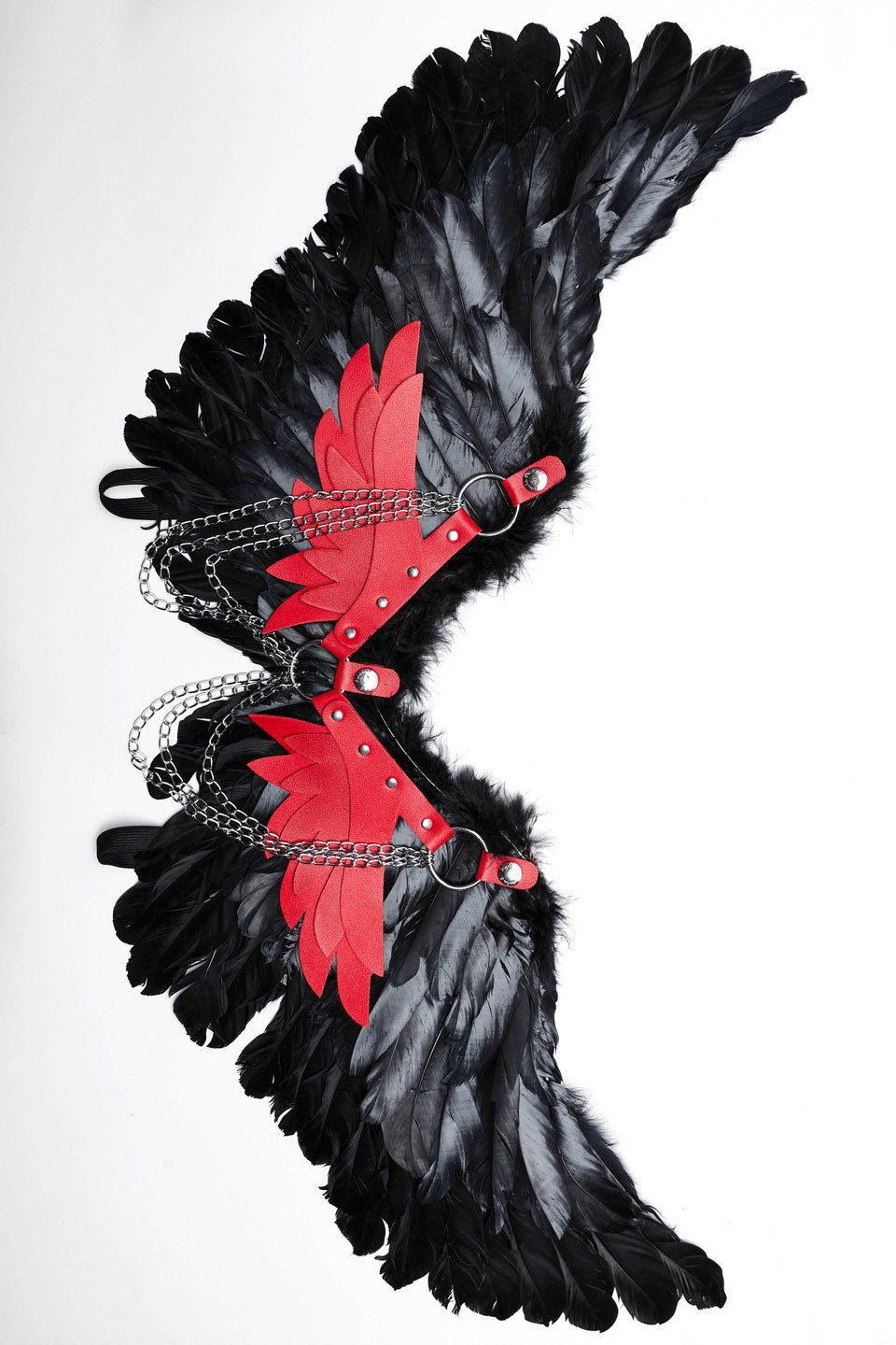 Blood Birdwings Harness [Black/Red] - belts - VampireFreaks - Punk Rave