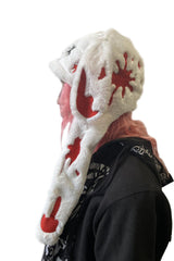 Blood Bunny Hat [WHITE] - hats & scarves & headwear - VampireFreaks - Whatever 21 X Friends4Evr