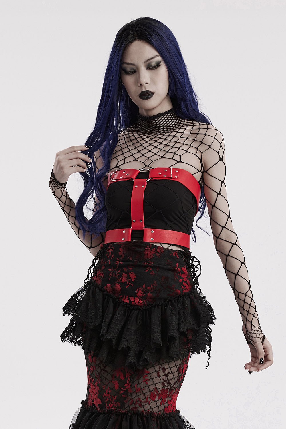 Blood Countess Body Harness [RED] - belts - VampireFreaks - Punk Rave