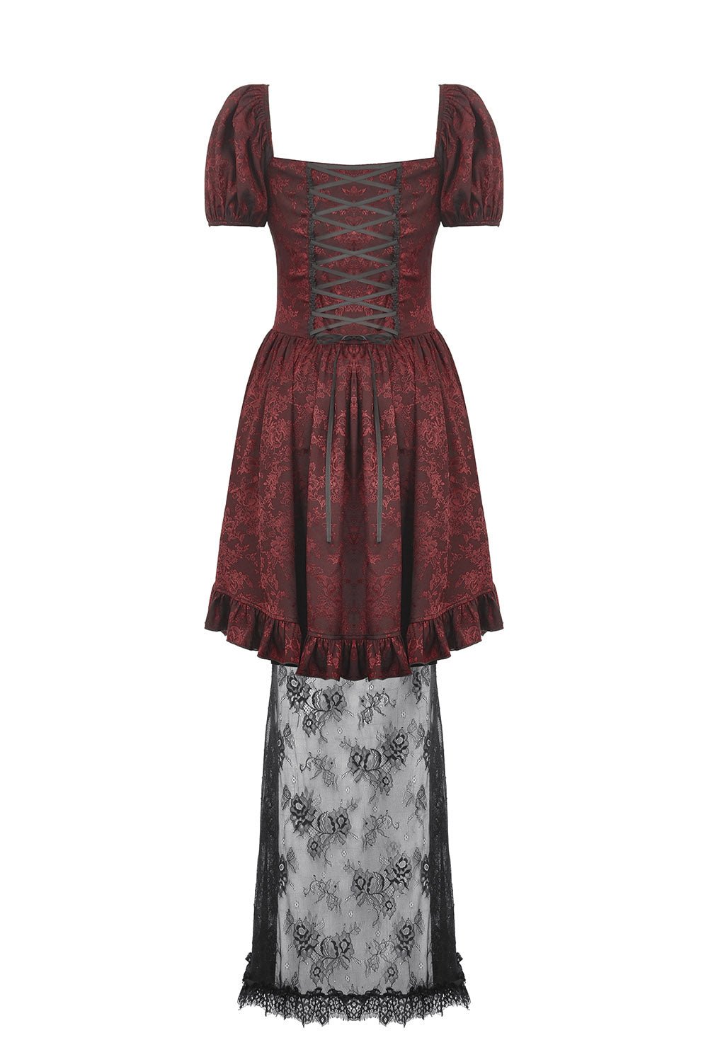 Blood Court Puffed Sleeve Gothic Dress - dresses - VampireFreaks - Dark In Love