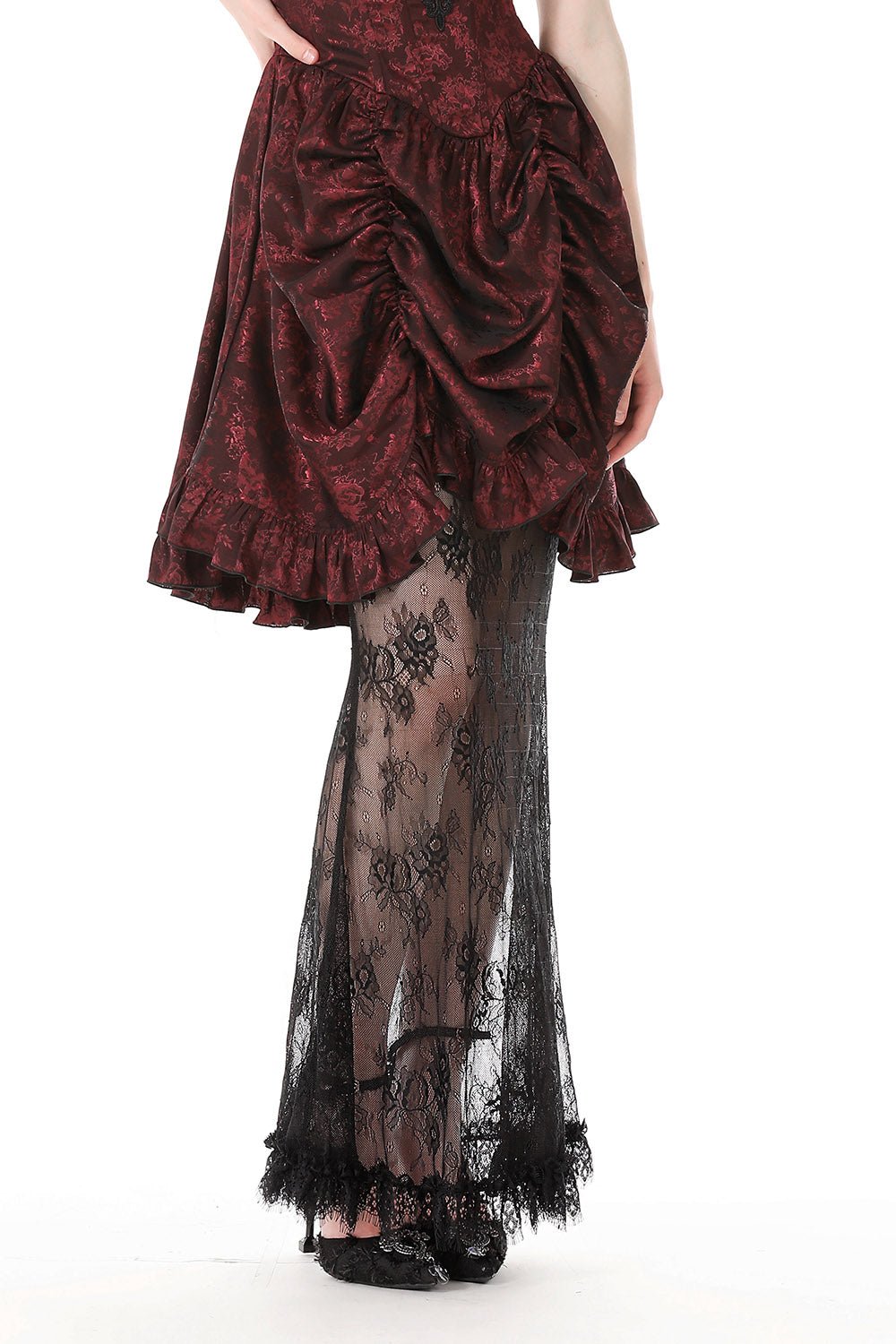 Blood Court Puffed Sleeve Gothic Dress - dresses - VampireFreaks - Dark In Love