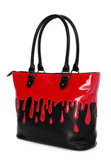 spooky halloween dripping blood handbag 
