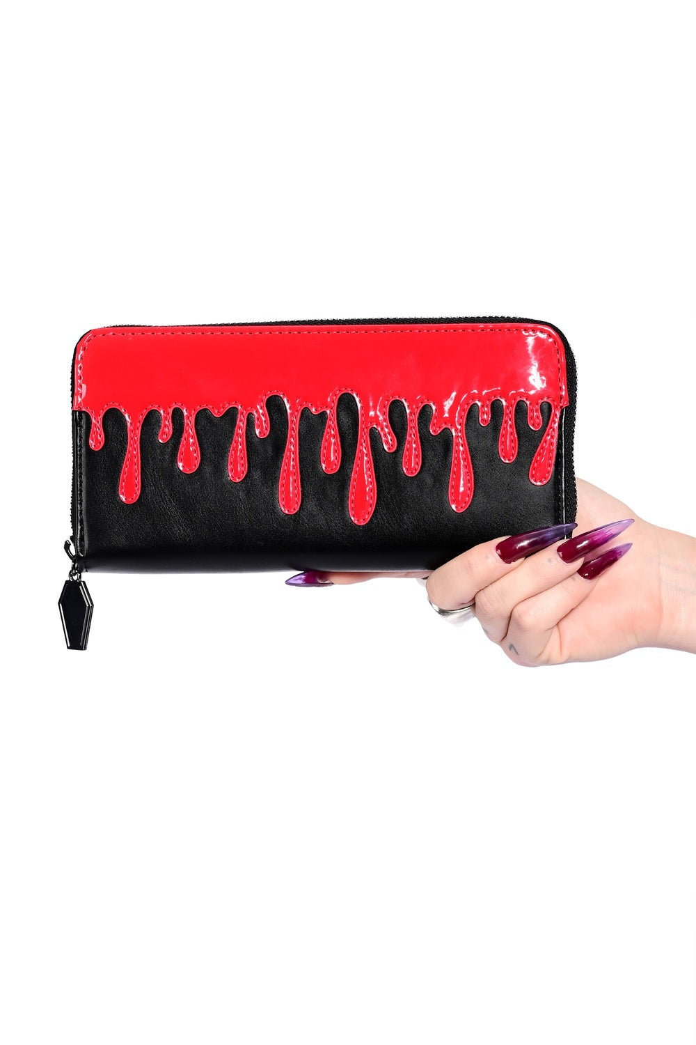 blood drip horror wallet