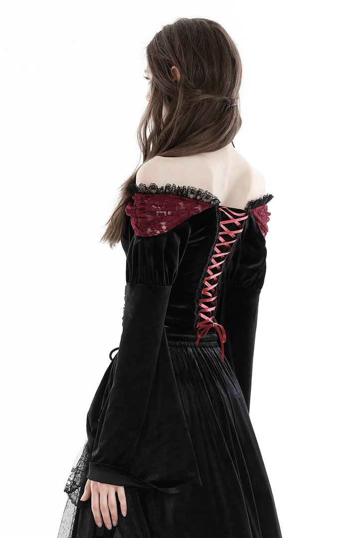 Blood Fantasia Velvet Top - womens tops - VampireFreaks - Dark In Love