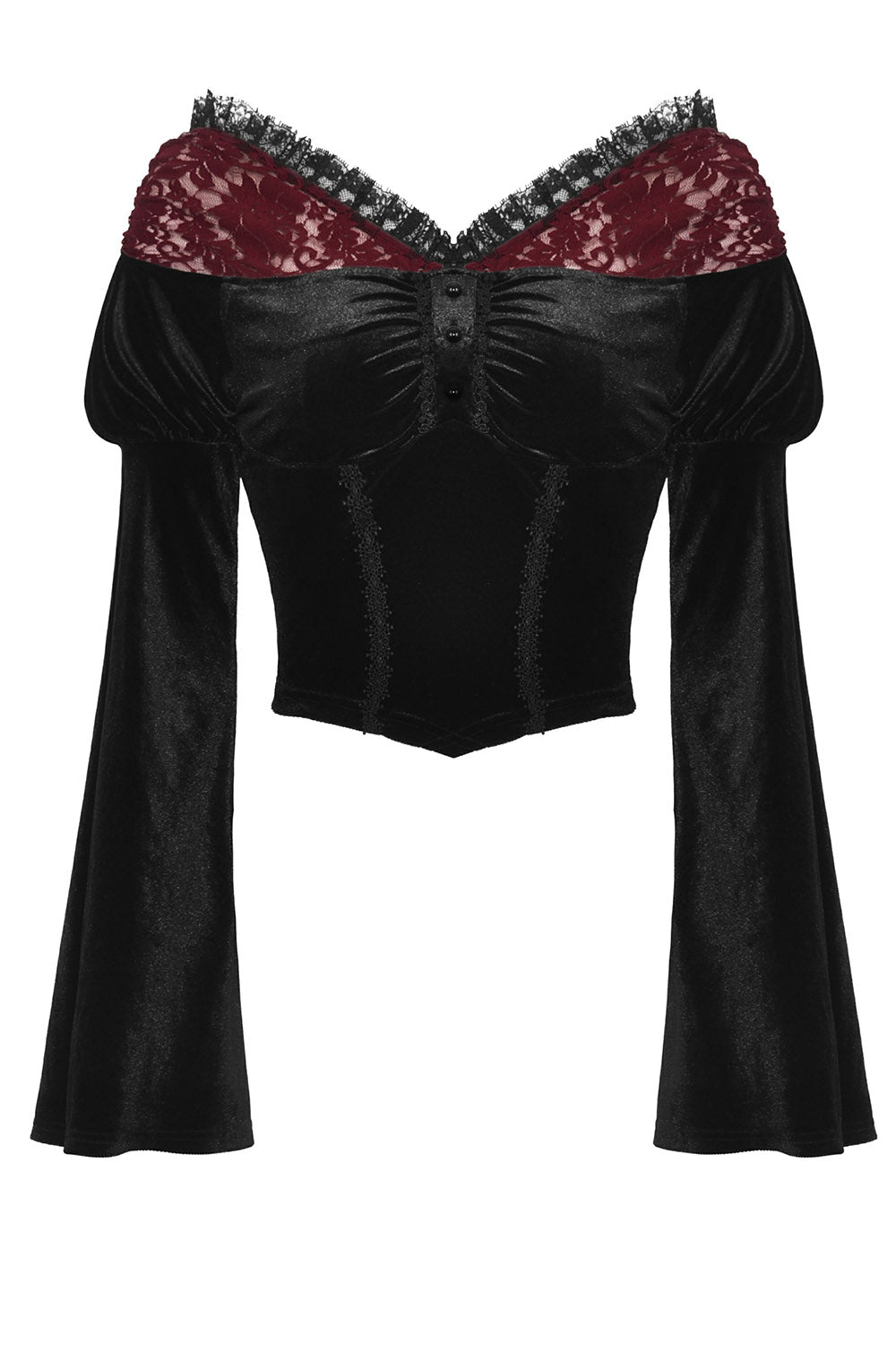 Blood Fantasia Velvet Top - womens tops - VampireFreaks - Dark In Love