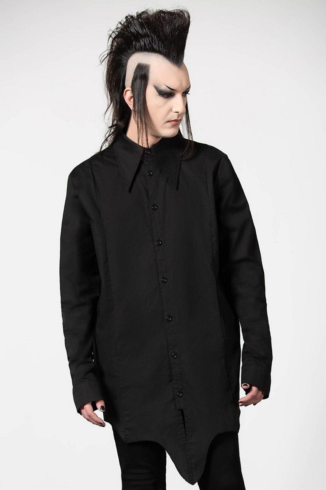 Blood Kin Longline Shirt [Unisex] - mens tops - VampireFreaks - Killstar