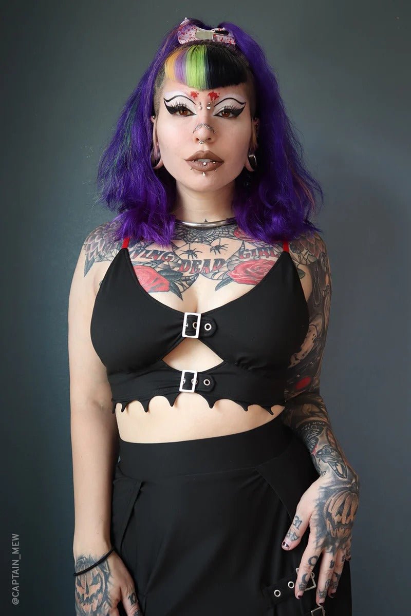 Blood Lust Bralette - womens tops - VampireFreaks - Forest Ink