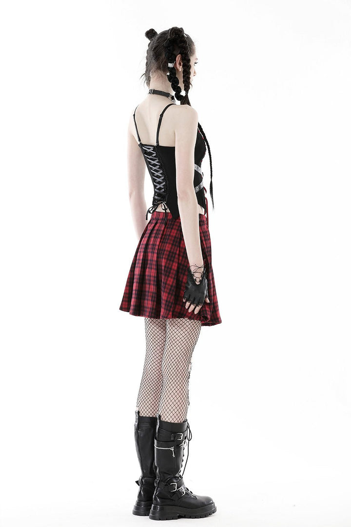 Blood Moon Punk Top - womens tops - VampireFreaks - Dark In Love