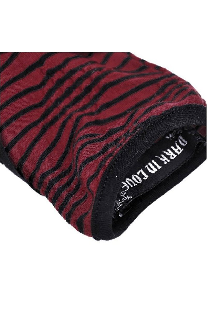 Blood Oath Striped Arm Warmers - gloves & armwarmers - VampireFreaks - Dark In Love