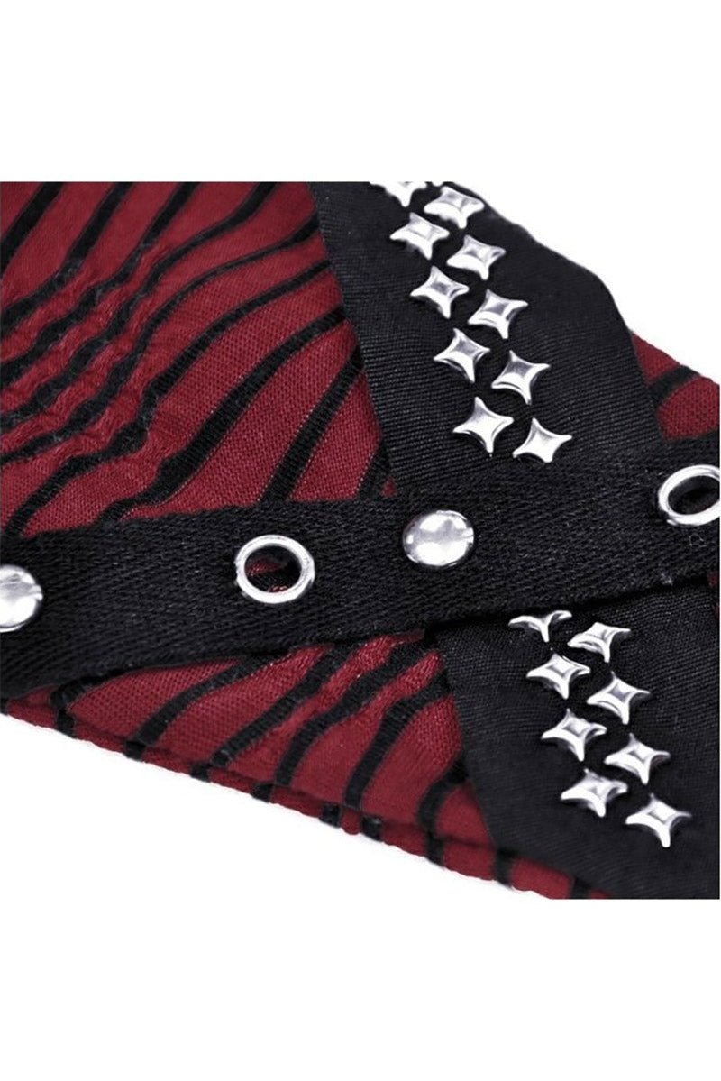 Blood Oath Striped Arm Warmers - gloves & armwarmers - VampireFreaks - Dark In Love